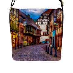 Alsace France Flap Closure Messenger Bag (large) by StuffOrSomething