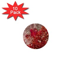 Decorative Flowers Collage 1  Mini Button (10 Pack)