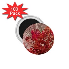 Decorative Flowers Collage 1 75  Button Magnet (100 Pack)