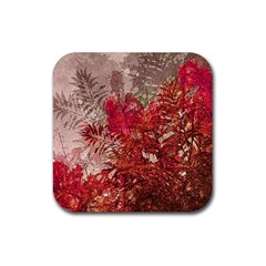 Decorative Flowers Collage Drink Coaster (square) by dflcprints