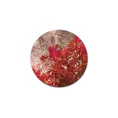 Decorative Flowers Collage Golf Ball Marker by dflcprints