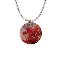 Decorative Flowers Collage Button Necklace by dflcprints