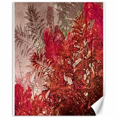 Decorative Flowers Collage Canvas 11  X 14  (unframed)