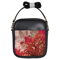 Decorative Flowers Collage Girl s Sling Bag by dflcprints