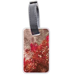 Decorative Flowers Collage Luggage Tag (one Side)