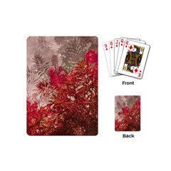 Decorative Flowers Collage Playing Cards (mini)