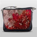 Decorative Flowers Collage Messenger Bag Front