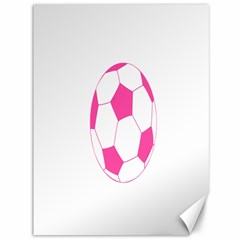 Soccer Ball Pink Canvas 36  X 48  (unframed) by Designsbyalex