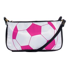 Soccer Ball Pink Evening Bag