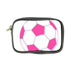 Soccer Ball Pink Coin Purse Front