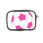 Soccer Ball Pink Coin Purse Back