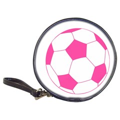 Soccer Ball Pink Cd Wallet by Designsbyalex