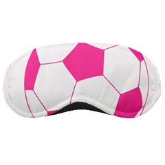 Soccer Ball Pink Sleeping Mask