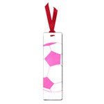 Soccer Ball Pink Small Bookmark Front