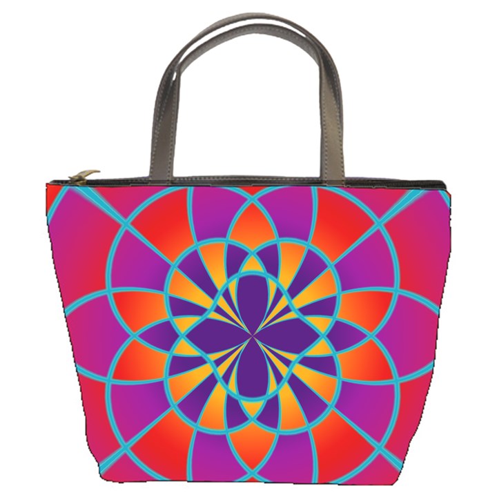 Mandala Bucket Handbag