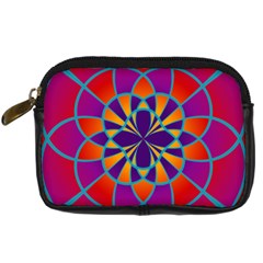 Mandala Digital Camera Leather Case