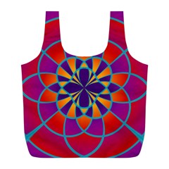 Mandala Reusable Bag (l) by SaraThePixelPixie