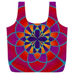 Mandala Reusable Bag (xl) by SaraThePixelPixie