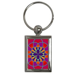 Mandala Key Chain (rectangle)