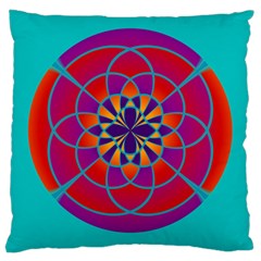 Mandala Large Cushion Case (two Sided) 