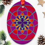 Mandala Oval Ornament (Two Sides) Front