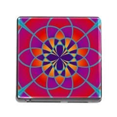 Mandala Memory Card Reader With Storage (square)