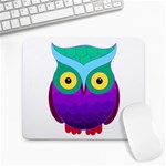 Groovy Owl Large Mouse Pad (Rectangle) Front