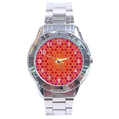 Radial Flower Stainless Steel Watch