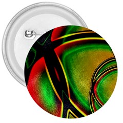 Multicolored Modern Abstract Design 3  Button