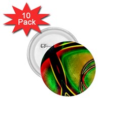 Multicolored Modern Abstract Design 1 75  Button (10 Pack)