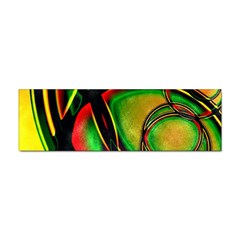 Multicolored Modern Abstract Design Bumper Sticker