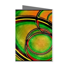 Multicolored Modern Abstract Design Mini Greeting Card (8 Pack) by dflcprints