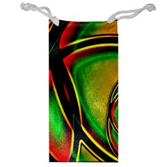 Multicolored Modern Abstract Design Jewelry Bag