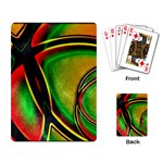 Multicolored Modern Abstract Design Playing Cards Single Design Back