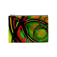 Multicolored Modern Abstract Design Cosmetic Bag (medium) by dflcprints