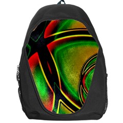 Multicolored Modern Abstract Design Backpack Bag