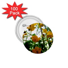 Yellow Flowers 1 75  Button (100 Pack)