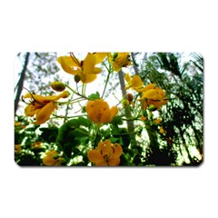 Yellow Flowers Magnet (rectangular) by SaraThePixelPixie