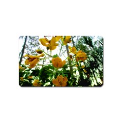 Yellow Flowers Magnet (name Card) by SaraThePixelPixie