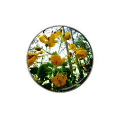 Yellow Flowers Golf Ball Marker (for Hat Clip)