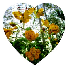 Yellow Flowers Jigsaw Puzzle (heart)