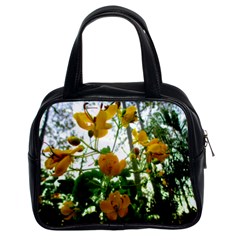 Yellow Flowers Classic Handbag (two Sides)