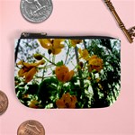 Yellow Flowers Coin Change Purse Front