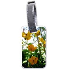 Yellow Flowers Luggage Tag (one Side)