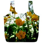 Yellow Flowers Reusable Bag (XL) Back