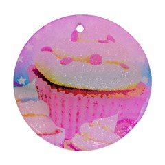 Cupcakes Covered In Sparkly Sugar Round Ornament by StuffOrSomething