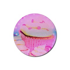 Cupcakes Covered In Sparkly Sugar Drink Coasters 4 Pack (round) by StuffOrSomething