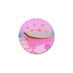 Cupcakes Covered In Sparkly Sugar Golf Ball Marker