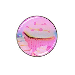 Cupcakes Covered In Sparkly Sugar Golf Ball Marker 4 Pack (for Hat Clip)