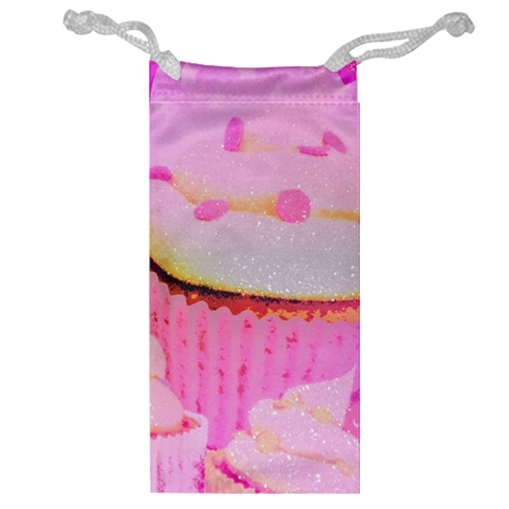 Cupcakes Covered In Sparkly Sugar Jewelry Bag